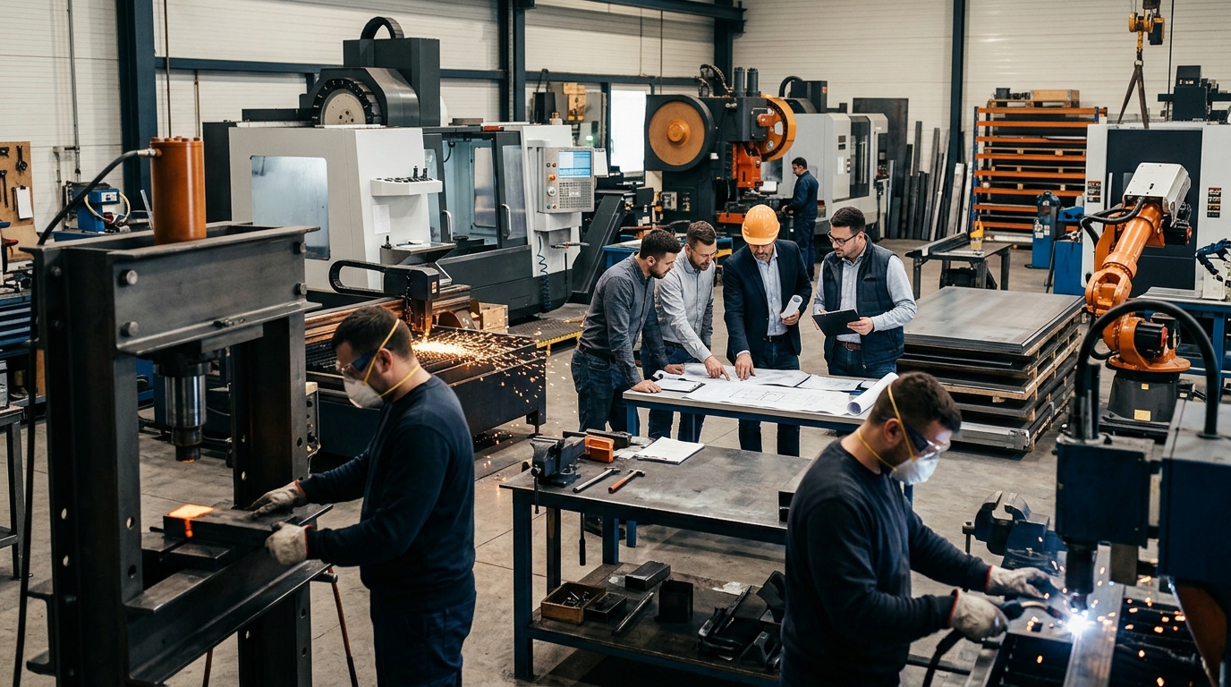 Illustration: Business Interruption Insurance for Metal Shops: A Critical Asset Protection Guide