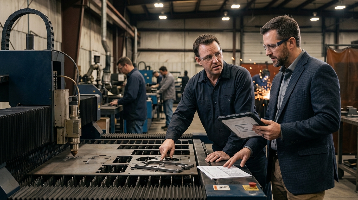 Illustration: Protecting Your Assets: Essential Equipment Insurance and Financing Risks for Metal Fabrication Shops in 2026