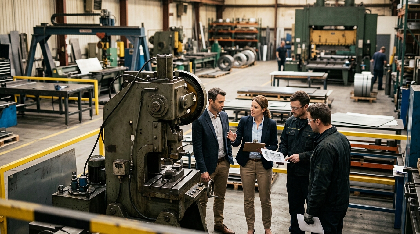 Illustration: Protecting Your Assets: Property Insurance for Used Fabrication Machinery in 2026