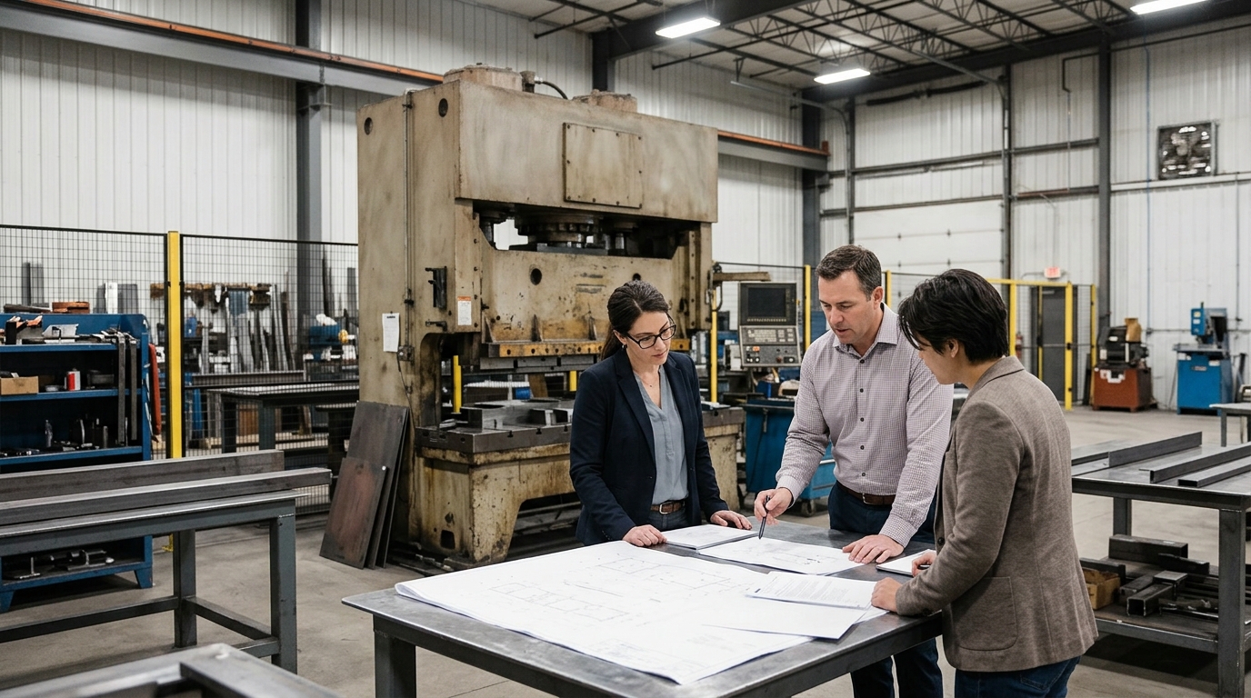 Illustration: Used Machine Tool Financing Options: A 2026 Guide for Fabrication Shops